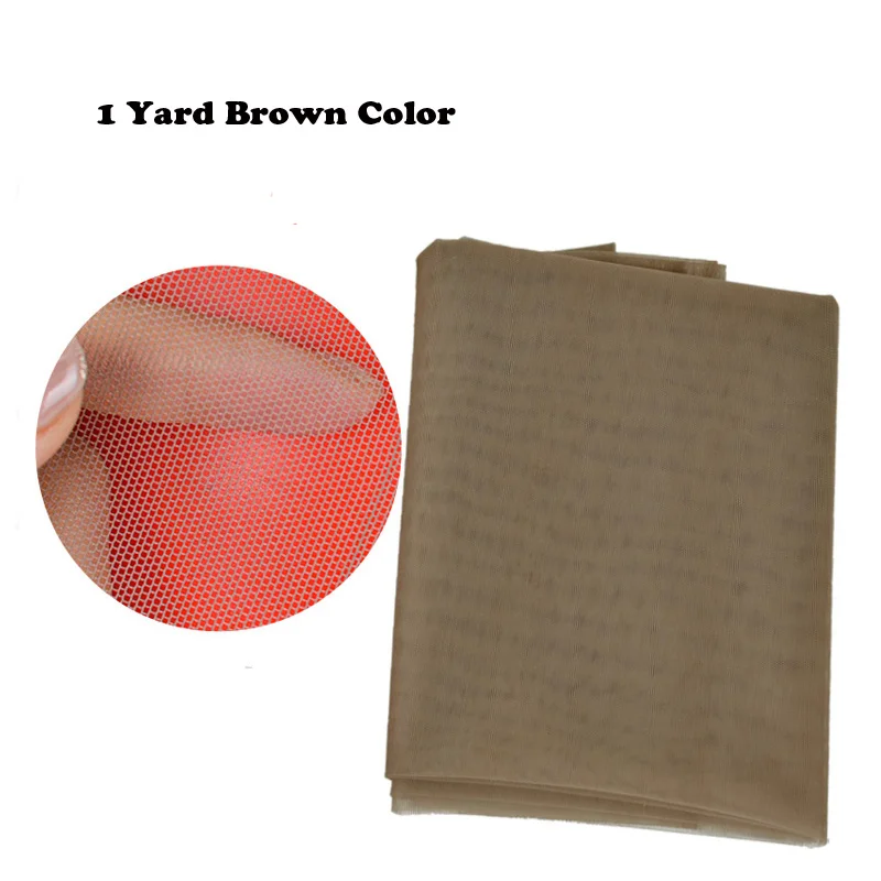 Transparent HD Lace Net for Wig Making, 1 Yard