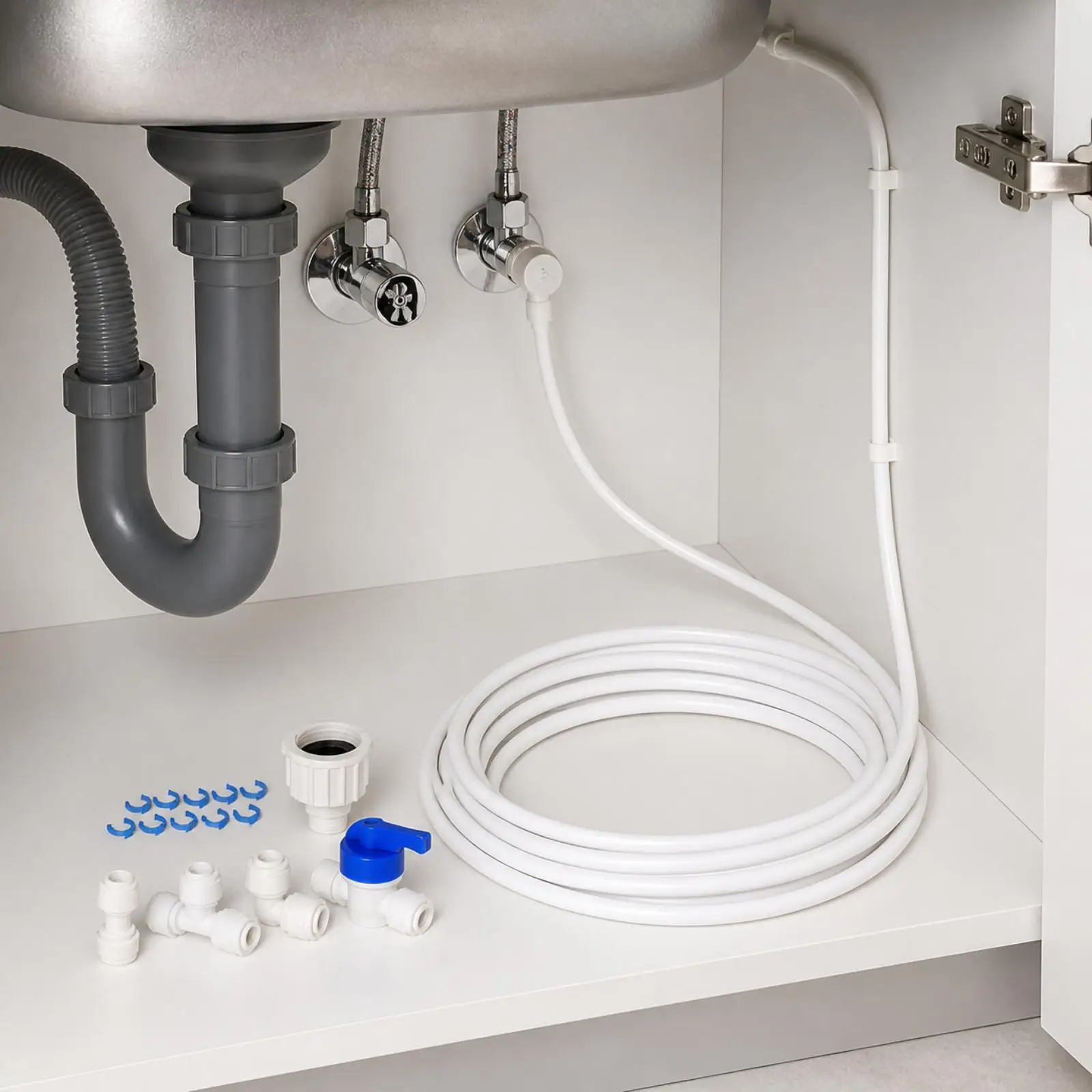 10 Meter PE Water Purifier Tube Connector Kit for Reverse Osmosis System Home Drinking Line