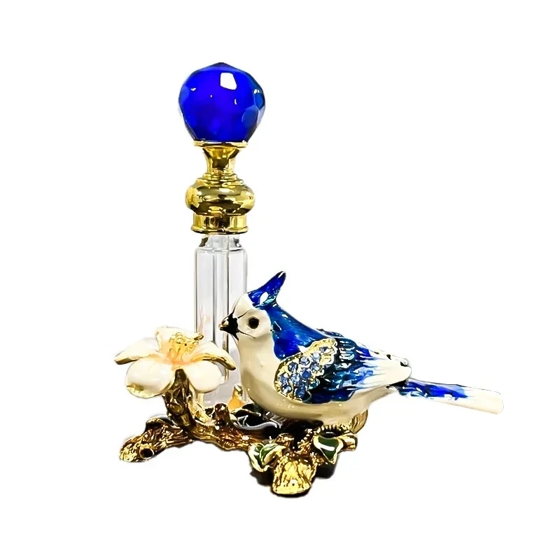 4ml Small Bird Fancy Crystal Glass Dropper Perfume Dispenser Bottle Essential Oil Bottle