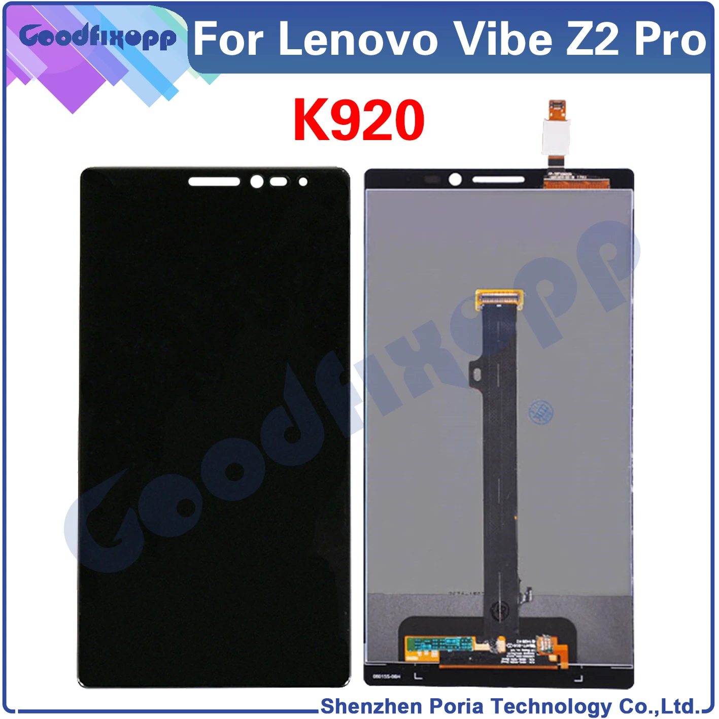 For Lenovo Vibe Z2 Pro K920 LCD Display Touch Screen Digitizer Assembly For Lenovo Vibe Z2Pro Screen Replacement