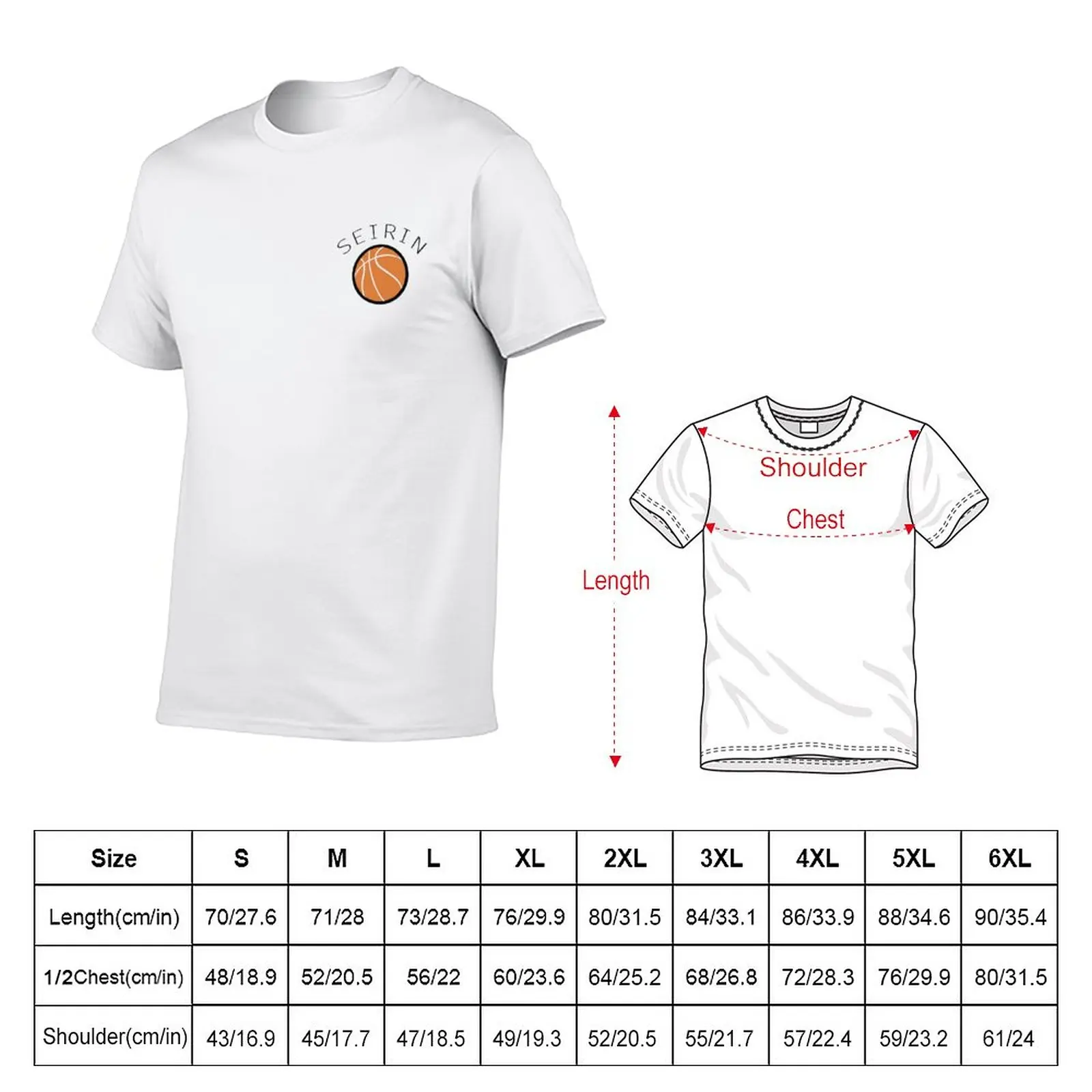 New Seirin Basketball Club - Training Practice Shirt T-Shirt anime clothes cute tops men workout shirt