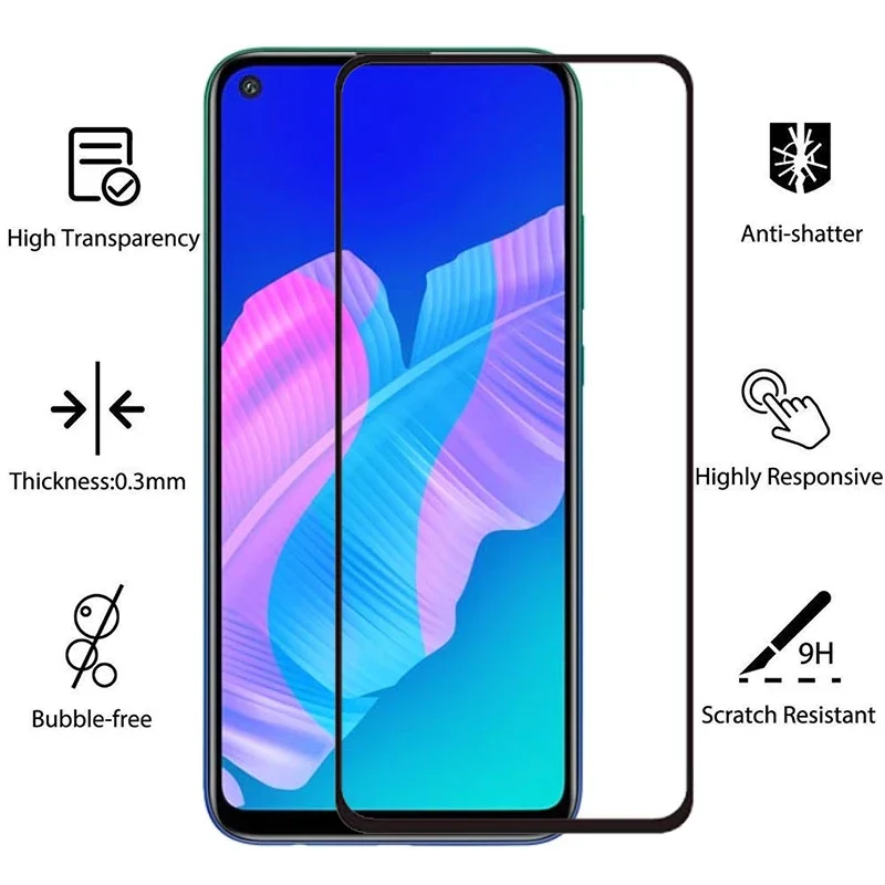 واقي للشاشة 9d حافظة من الزجاج المقسى لهاتف هواوي y7p غطاء على هواوي 7p y 7p y7 p yp7 7yp p7y حقيبة حماية للهاتف الشرف