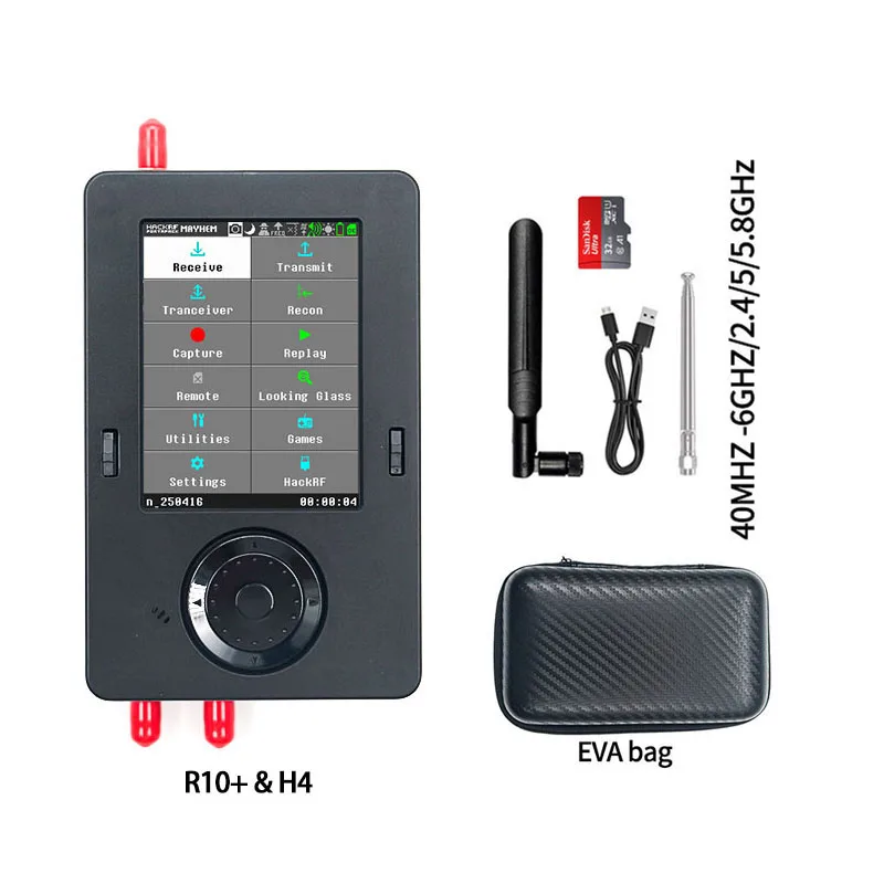 Cirket H4 + R10+ Two in One Device Lastest Firmware Installed Software Defined Radio