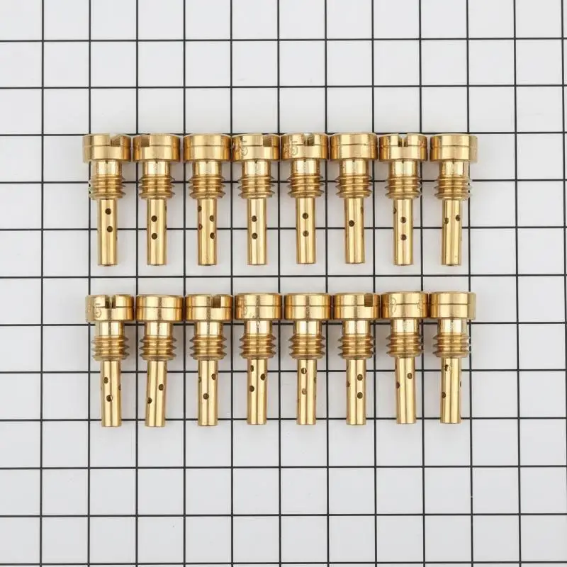10PCS Carburetor Slow Jet Nozzle Kit Wear Resistant Fits Off Road Motorcycle Carb Replacement Repair Parts
