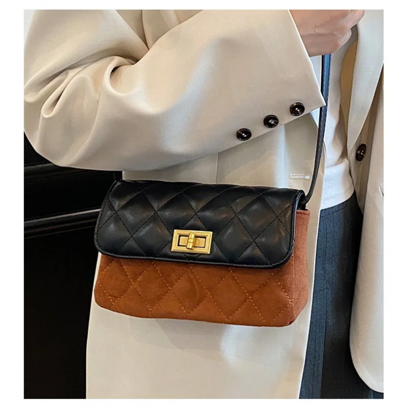 حقيبة يد نسائية فاخرة مصنوعة من الجلد الناعم تتميز بمظهر كاجوال بسيط عتيق وشهير خالد  #4