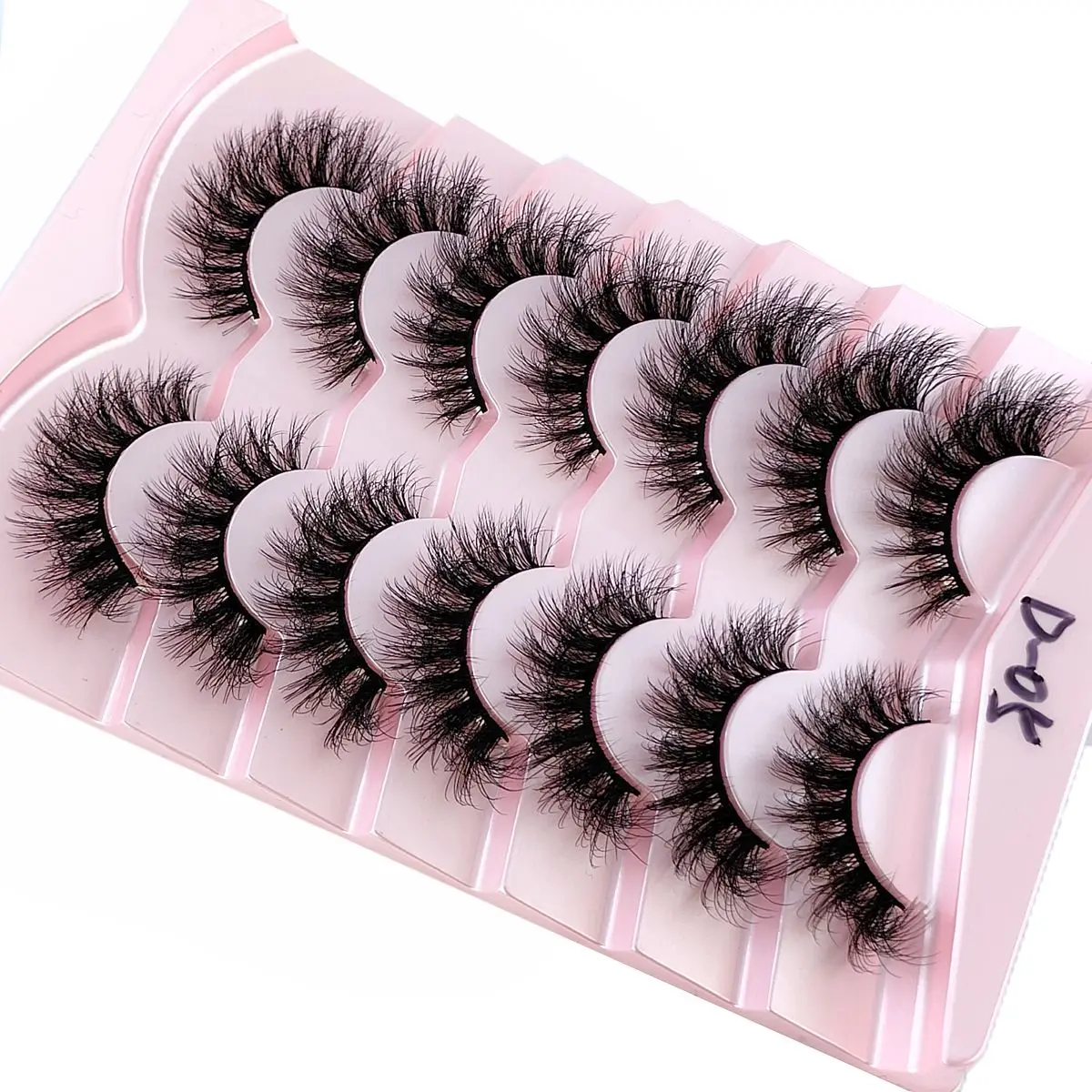 New 7 Pairs Eyelashes Makeup Soft Fluffy 3D Mink False Eyelashes Thick HandMade Volume Mink Lashes Faux Cils Natural Fake Lashes