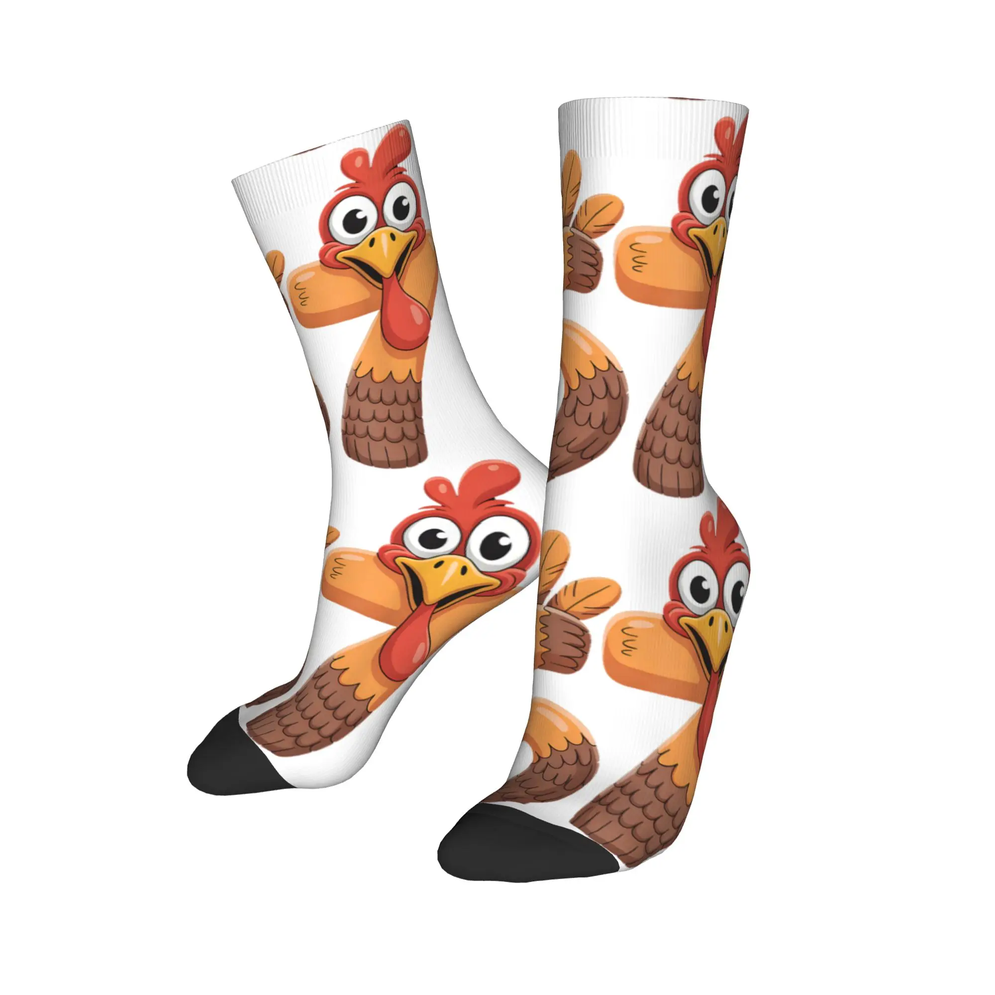 Adultos homens meias 67 ação de graças engraçado turquia ação de graças 67 meias turquia anti suor quente macio meias outono esportes meias