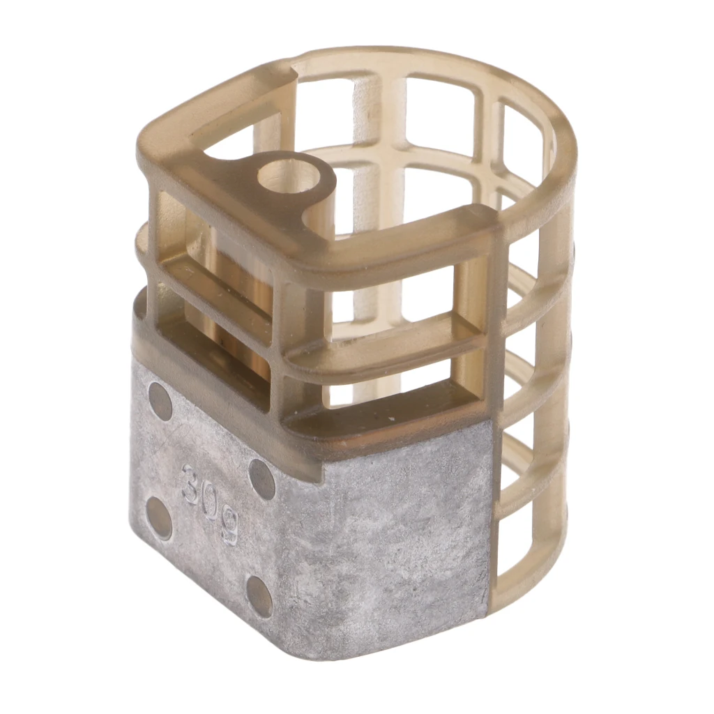 Durable Plastic Cage Feeder Fishing Trap Quick Change Lure Basket for Feeder Accessories Offer