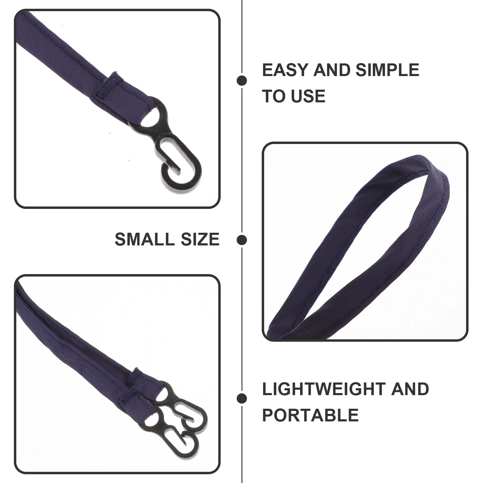 

2pcs Anti- St Glove Strap Winter Gloves Holder Rope Reusable Mitten Neck Hanger Durable Nylon Clip For Toddler Lightweight