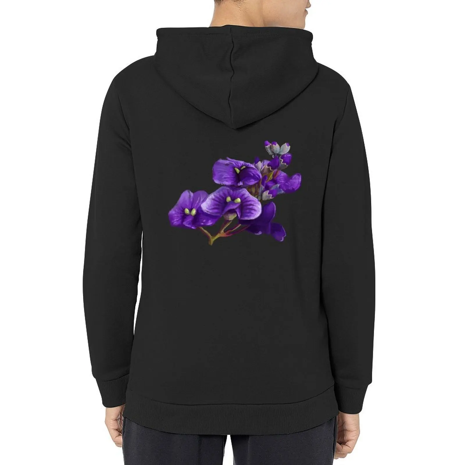 

Bloomin' Hardenbergia Hoodie men's autumn clothes autumn mens clothing men's sweat-shirt oversized hoodie