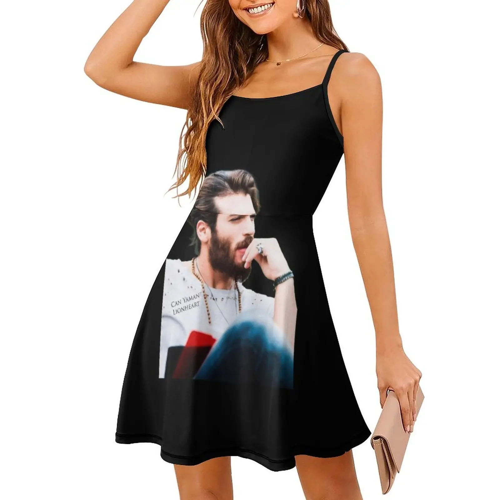 فستان رائع بفتحة عنق على شكل قلب فستان أنيق للحفلات الصيفية للنساء يمكن يامان فساتين حفلات يامانية