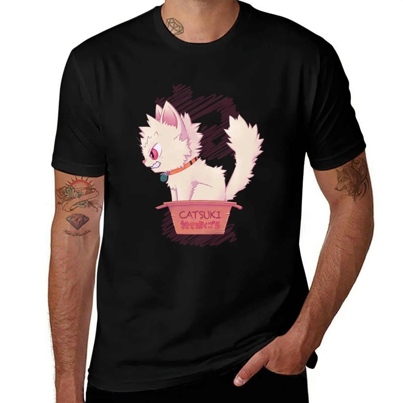

Catsuki T-Shirt Man t-shirt shirts graphic valentines clothes t shirt men 100℅ cotton