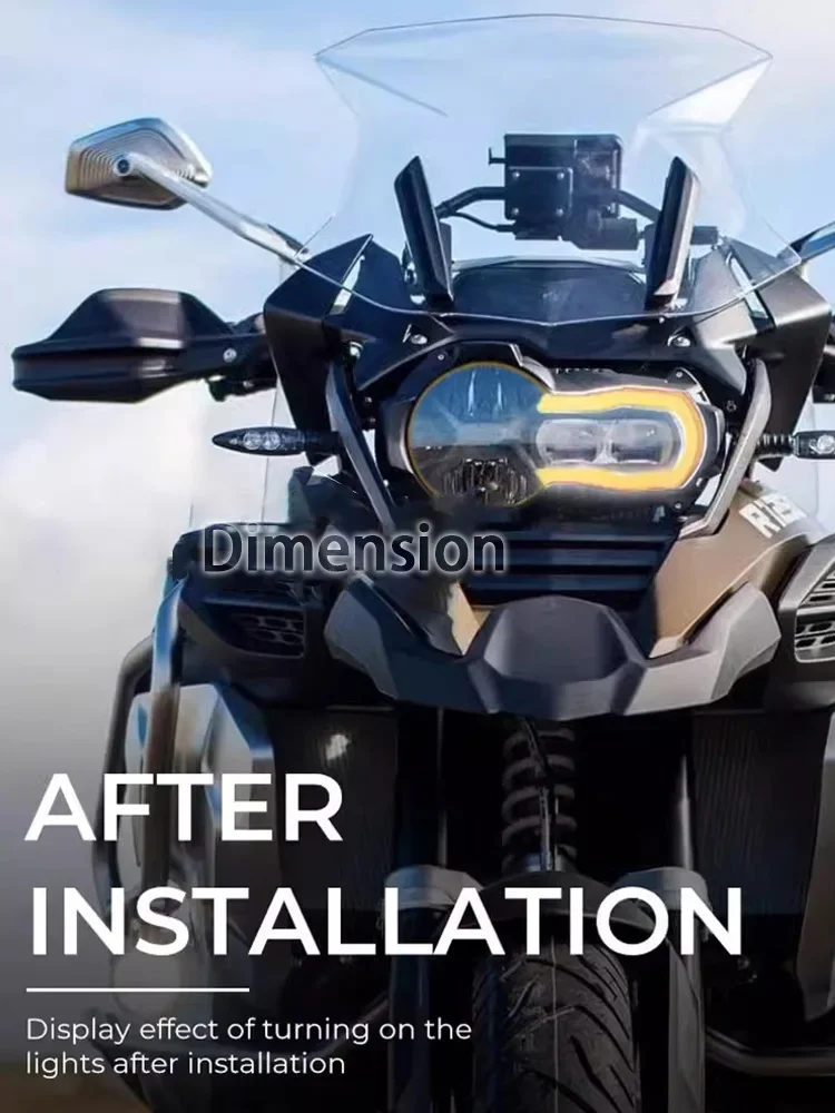

Motorcycle Headlight Protector For BMW R1200GS GSA R1250GS LC Adventur Fluorescent Cover 2013-2023 2024 R 1200 1250 GS R1250 ADV