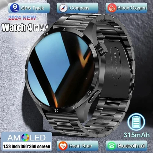 Imagen 1 del producto Reloj inteligente de negocios para hombre, pantalla HD de 1,43 "", 360x360, Bluetooth, llamada, monitoreo de salud, despertador, reloj de moda multifunción para mujer