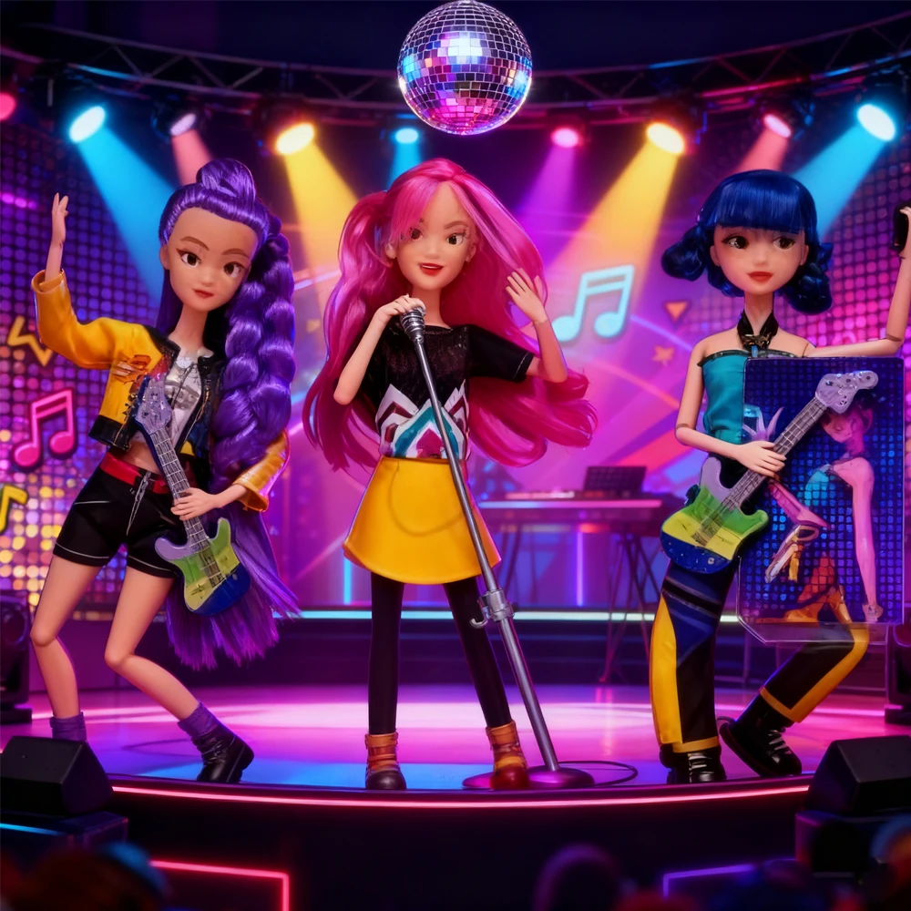 

В наличии Kpop Demon Hunters Аниме Фигурка Фигурка Руми Мира Зои Красивая принцесса Кукла для маленьких девочек Мультфильм Коллекционный подарок @@@@@@