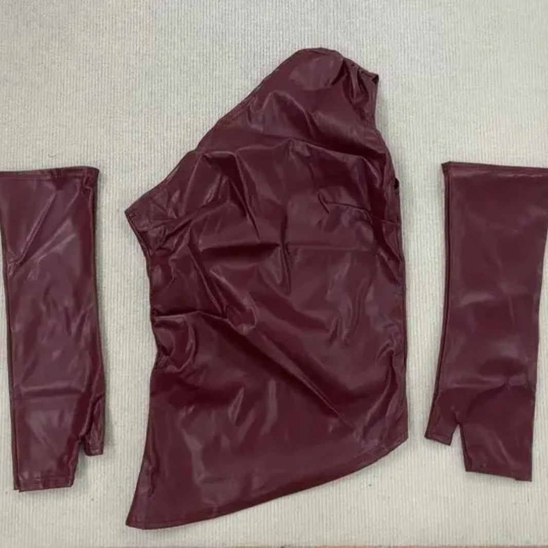 

Women's Harajuku Aesthetics Solid Color Slim Sexy Vests Fashionable Versatile Temperament Style Sloping Shoulder Sleeveless Tops