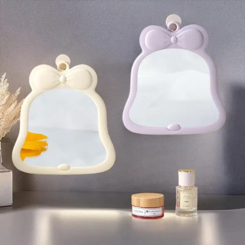 1Pcs Foldable Portable Makeup Mirror – Simple, Compact Design for Handheld or Desktop Use