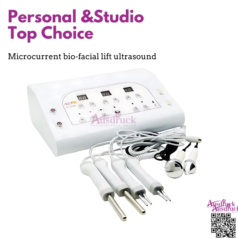 Brand NEW Microcurrent Bio face Lifting Ultrasound Skin Care Facial Toning Ultrasonic Beauty machine Portable design