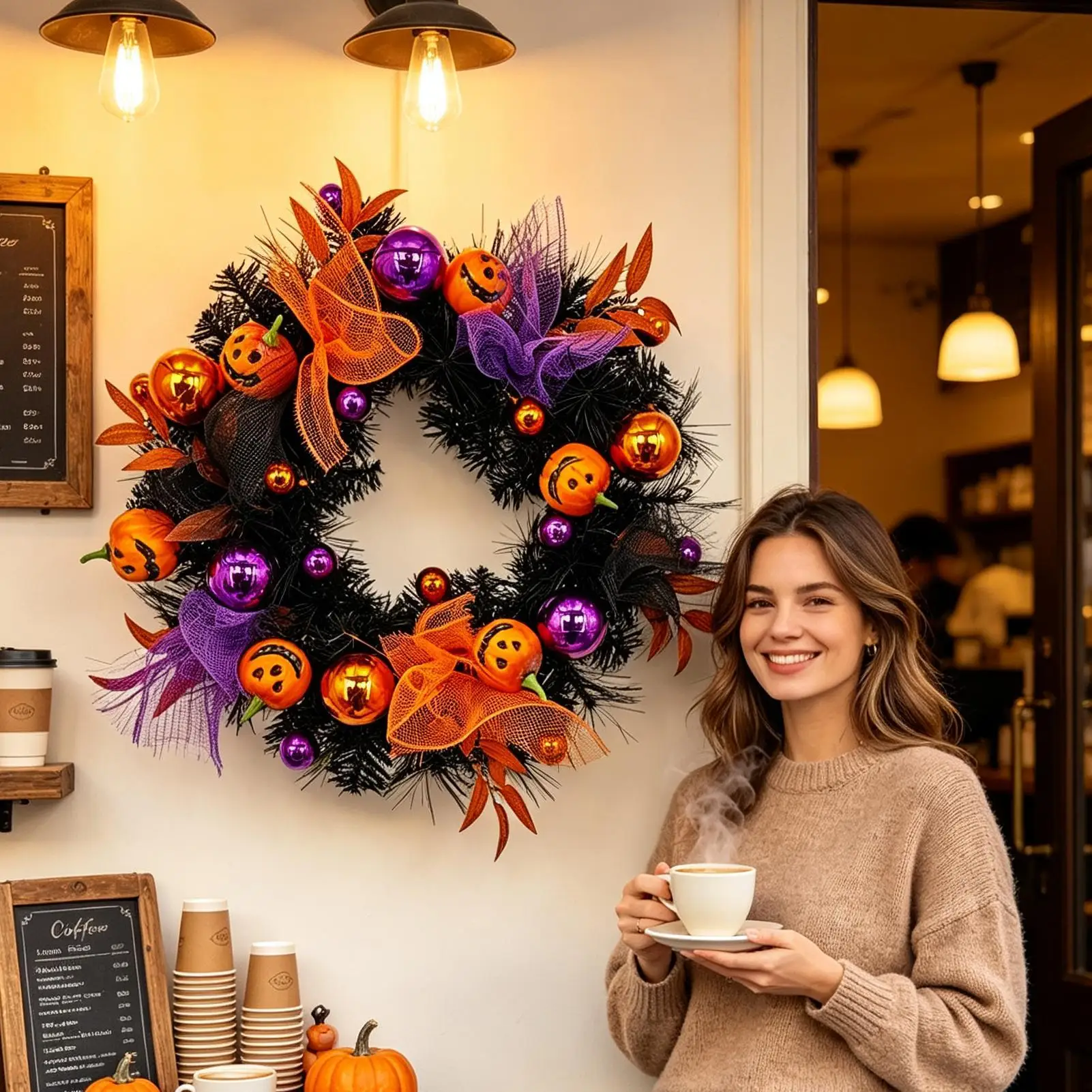 ball-wreath-1969-inch-indoor-outdoor-ornament-pumpkin-ball-halloween-door-wreath-for-holiday-farmhouse-harvest-window-wall-home