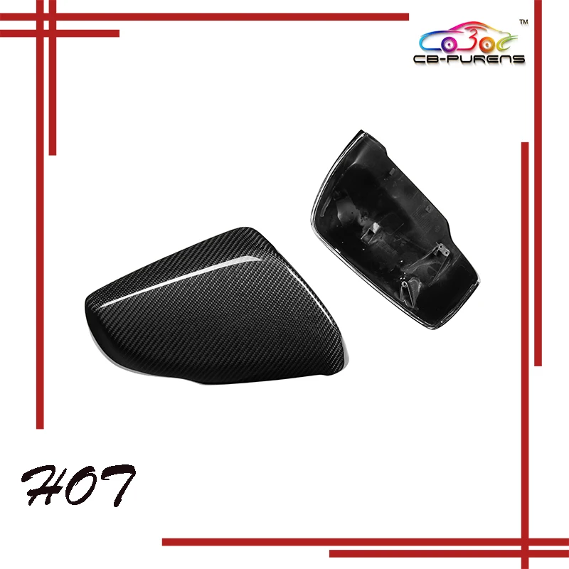 

Replace Type Accessory ABS+Wet Carbon Fiber Mirror Cover Rearview Side Caps Protector For Cadillac 14-16 CTS 20-22 CT5 16-22 CT6