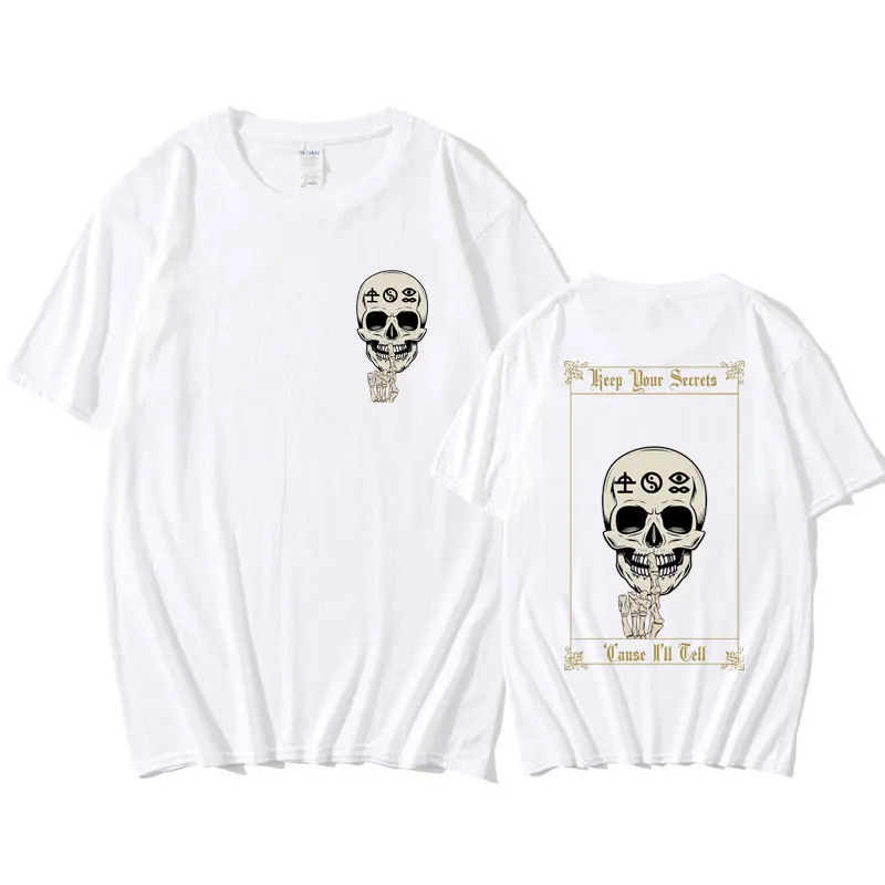 Rock Band Bad Omens A Tour of The Concrete Jungle Vintage T-shirt Men's Clothing Hip Hop Gothic Harajuku T Shirt Short Sleeve