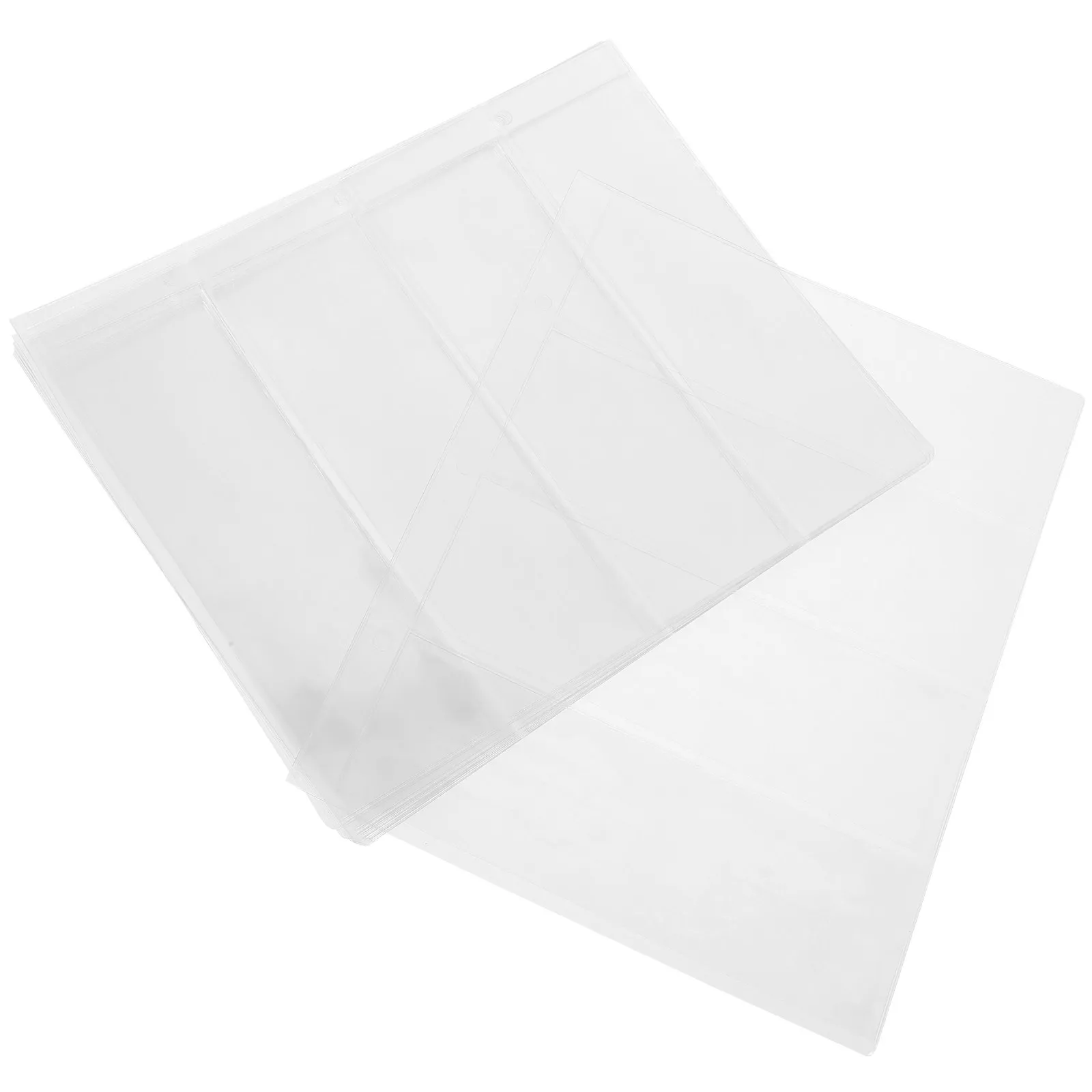 Portable Collection Album Pages Clear PVC Banknote Holder Sheets for World Banknotes Stamp Collectors Money Binder