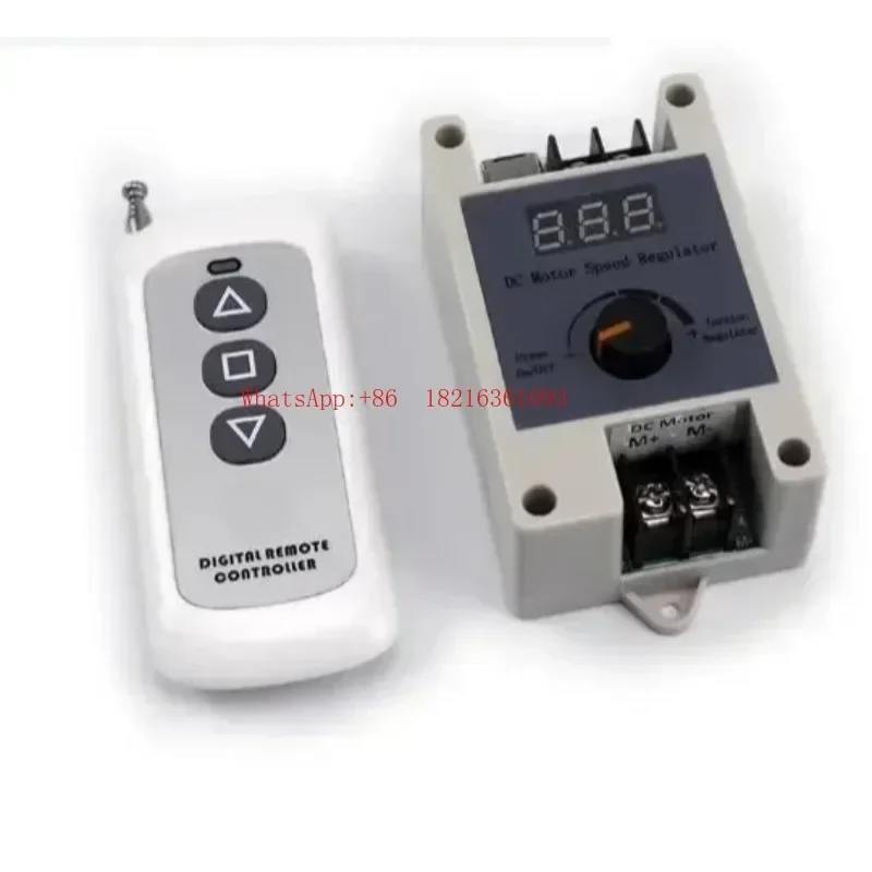 4152Store 12V 24V 5A Wireless Remote Control DC Motor Speed Controller, PWM Stepless Speed Control Switch, Frequency: 13Khz