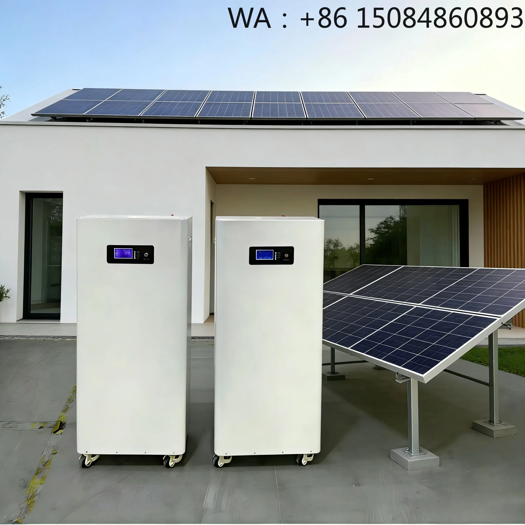 Plug And Play  SystemHome Use Balcony  Power Plant Grid-Connected  System With  Inverter, LiFePO4  Batt
