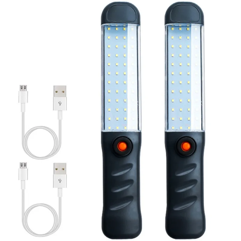 

LED flashlight charging with a magnetic foundation and hook 3 mode light exposure opens camp camping