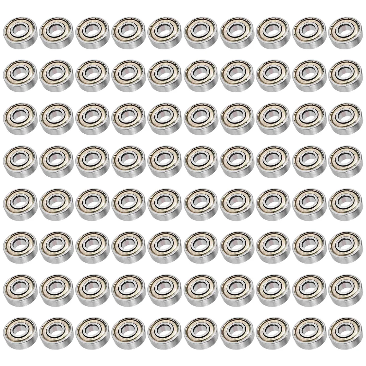 80Pcs 608ZZ Bearing 8X22X7 mm ABEC-5 Skate Stroller Miniature 608 ZZ Ball Bearings 608Z 608 2Z Bearing