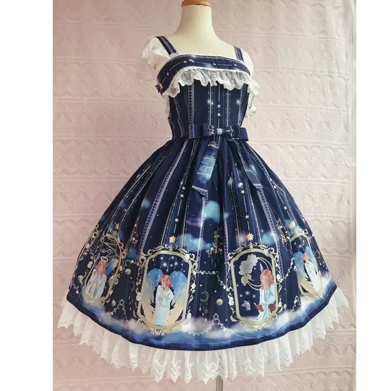 Sweet Lolita JSK Dresses ~ Ollier\'s Wishes ~ Printed Sleeveless Dress by Yiliya