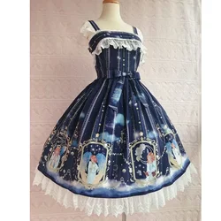 Sweet Lolita JSK Dresses ~ Ollier's Wishes ~ Printed Sleeveless Dress by Yiliya