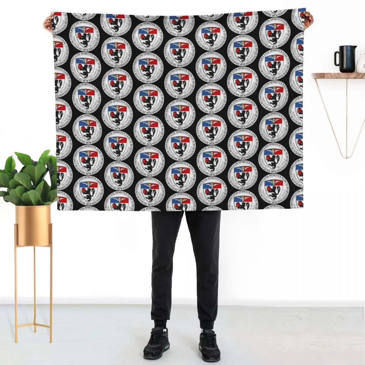 Duquesne College Throw Blanket Giant Sofa Luxury Brand Luxury Throw wednesday warm for winter Shaggy Blankets