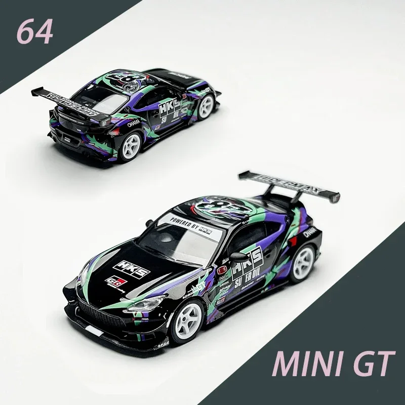 

MINIGT 1/64 #1005 GR86 TYPE R Alloy Simulation Car Model Static Collection Decorated Holiday Gifts Toys