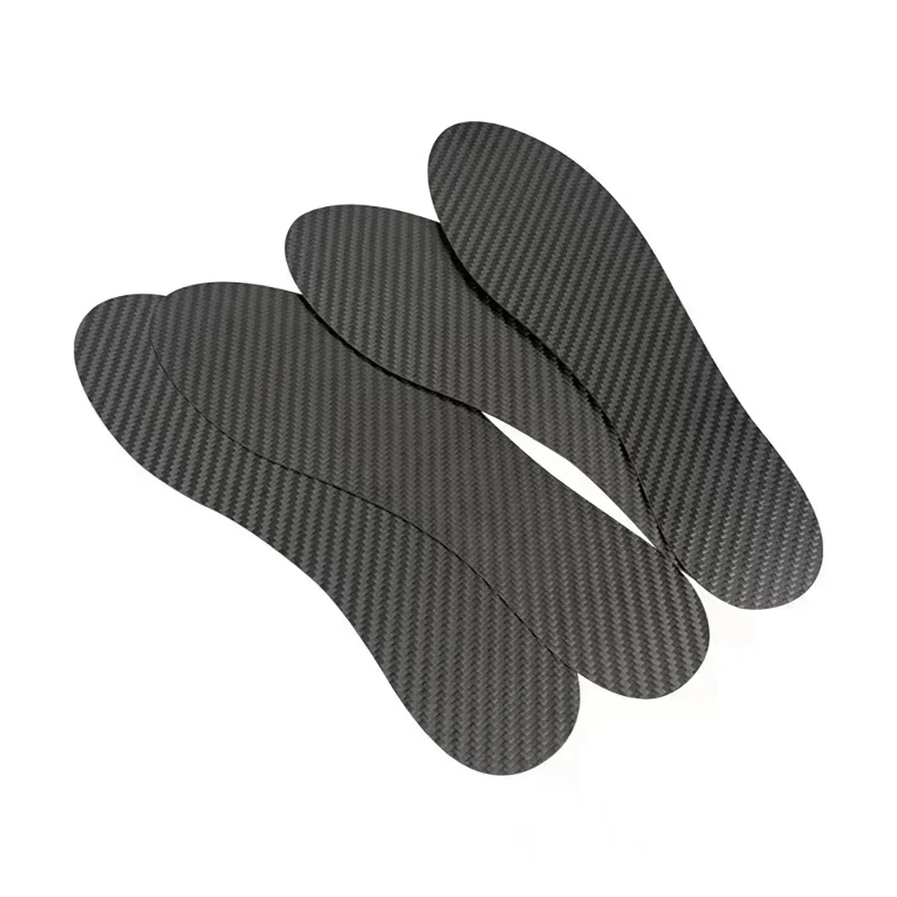 High-Quality New 0.8mm1.0mm1.2mm thickness Carbon Fiber Insole Sports Insole Male Shoe-pad Female Orthotic Shoe Sneaker Insoles