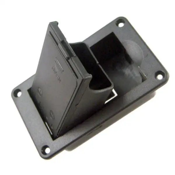 Guitar Battery Compartment Cover 9V Box for Bass Active Pickup Electric Guitar Replacement Part Plastic Accessory