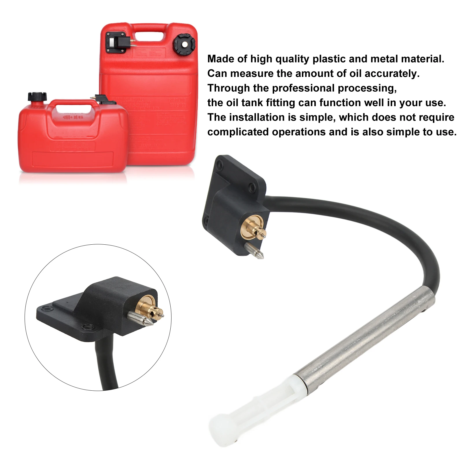 Marine Fuel  Connector Marine Fuel  Connector Fitting Portable 12L 24L Boat Outboard Engine Accessory Fuel  Fitting