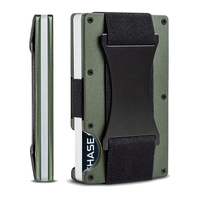 Ultra Thin Card holders Carbon Fiber Slim Minimalist Wallet Mens RFID Blocking Front Pocket Credit Card Holder Aluminum Wallets