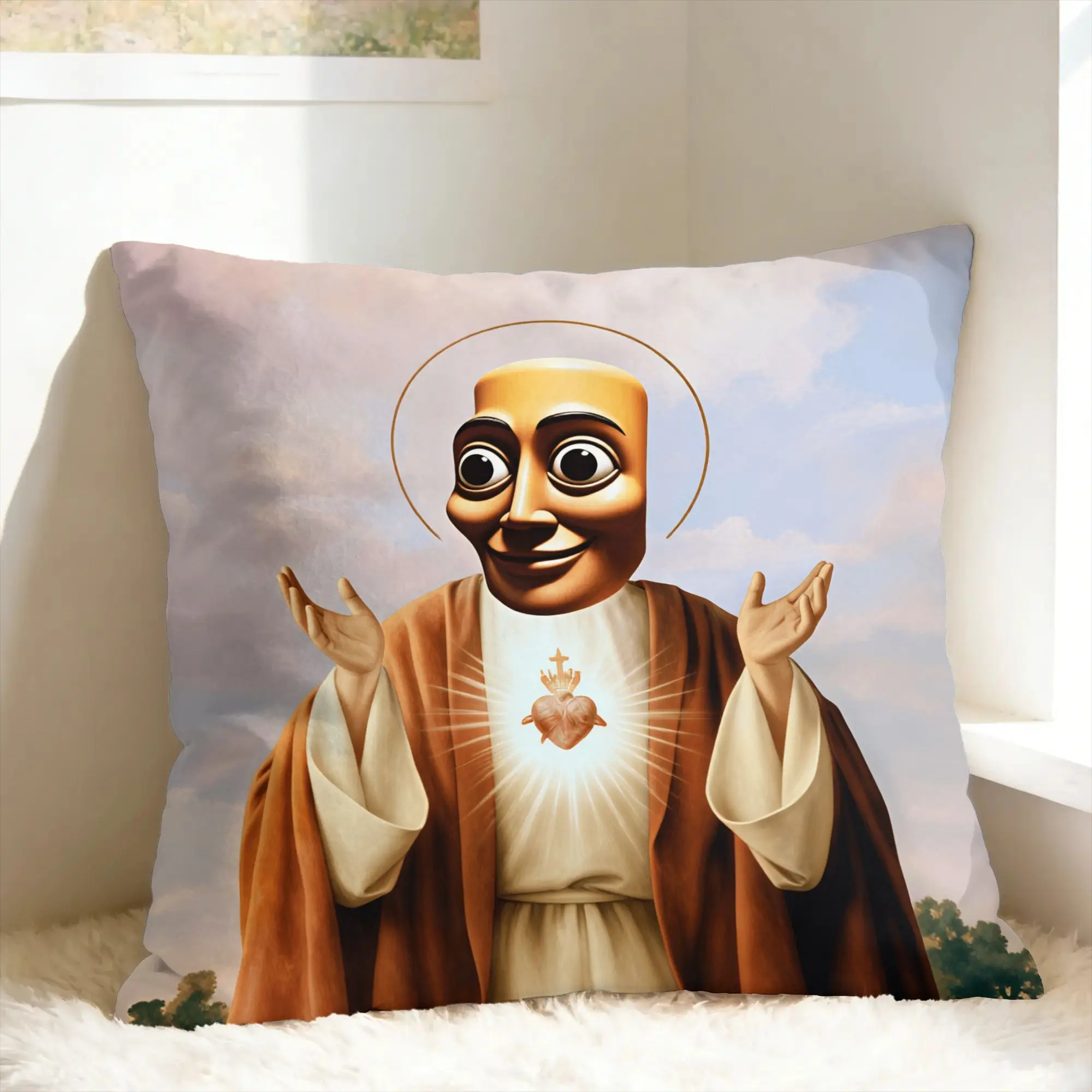Tung Tung Sahur Italian 67 Pillowcases saint Kawaii Pillow Case For Living Room Bed Chair Square Pillow Cover