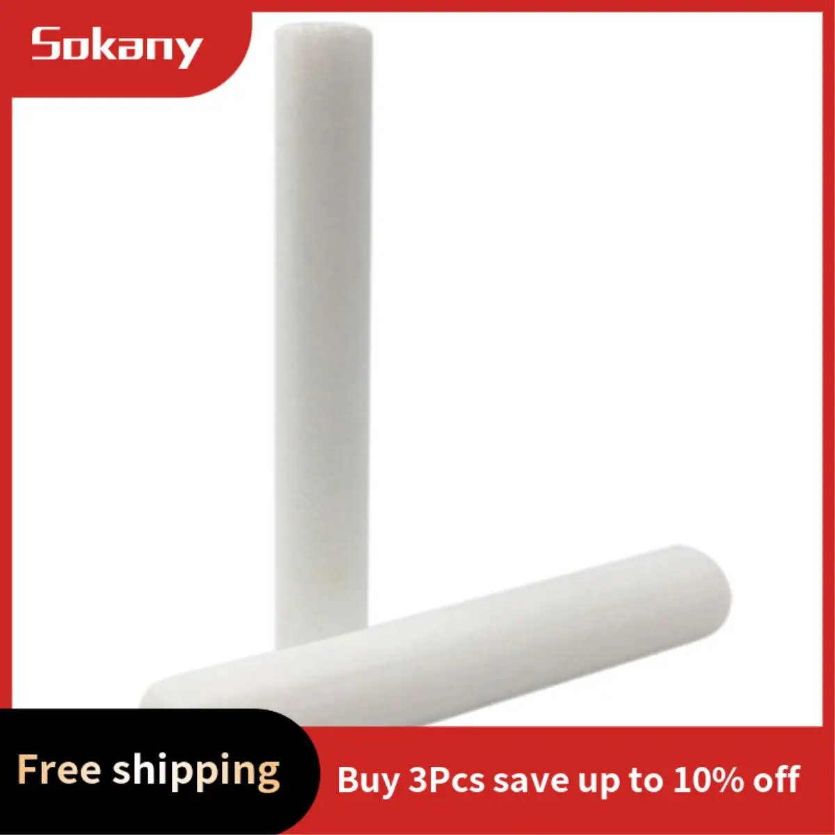 A68M-Double หม้อต้มสแตนเลสหม้อช็อกโกแลต 25 ชิ้น/แพ็ค Humidifier FILTER Rod ผ้าฝ้ายฟองน้ํา Stick FILTER