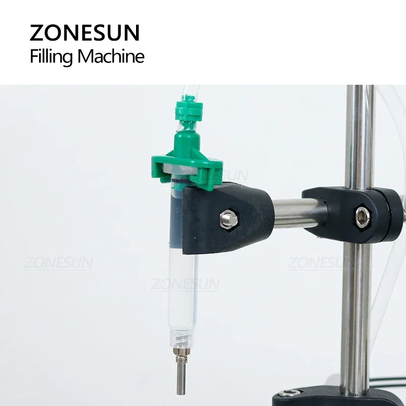 ZONESUN آلة تعبئة صغيرة ذكية السائل قطرات العين عينة حشو زجاجة مضخة تمعجية