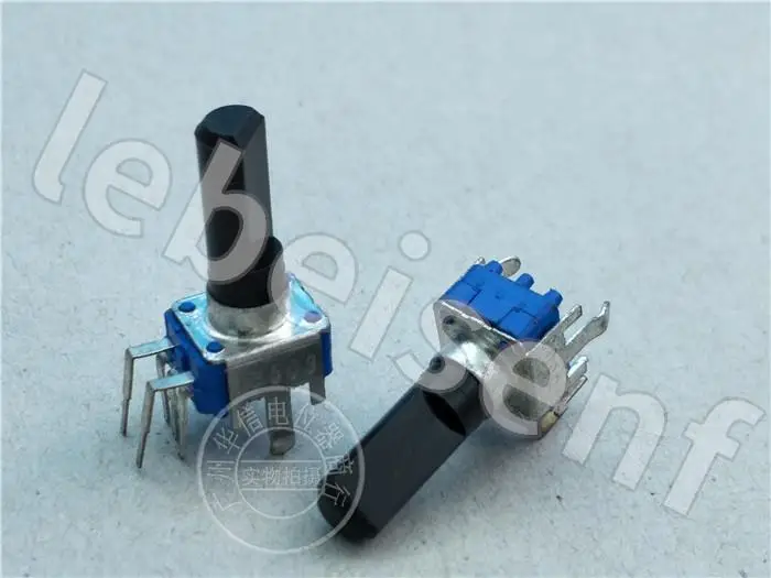 

2pcs RK0936G Vertical Double Potentiometer B50K / Handle Length 18MMF Blue