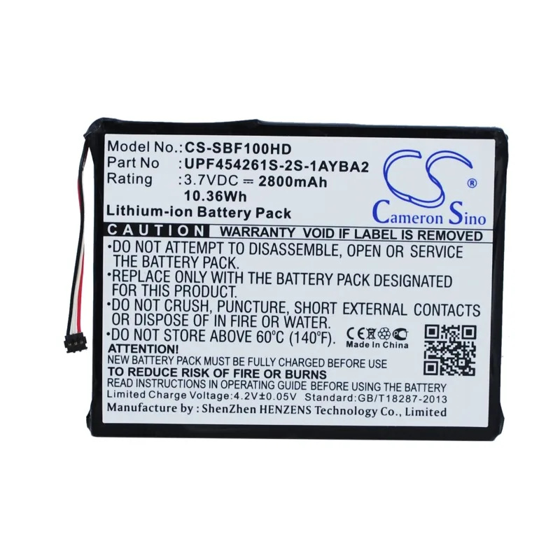 Cameron Sino 2800mAh Battery UPF454261S-2S-1AYBA2 For Seagate Seagate Wireless Plus Teardown  STCK1000100  STCV2000100  1AYBA2