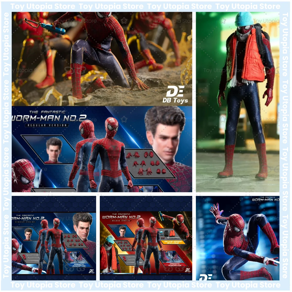En stock, figura de 6 pulgadas de DB Toys X Garfield, el Increíble Hombre Araña, modelo soldado a escala 1/12, juguete coleccionable, regalo.