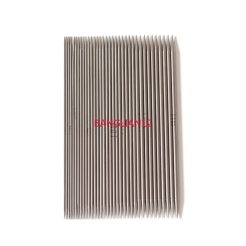 

Иглы для вязания из нержавеющей стали 15 см, двусторонние иглы для шерсти из цельной нержавеющей стали 304, 1,5-3 мм.