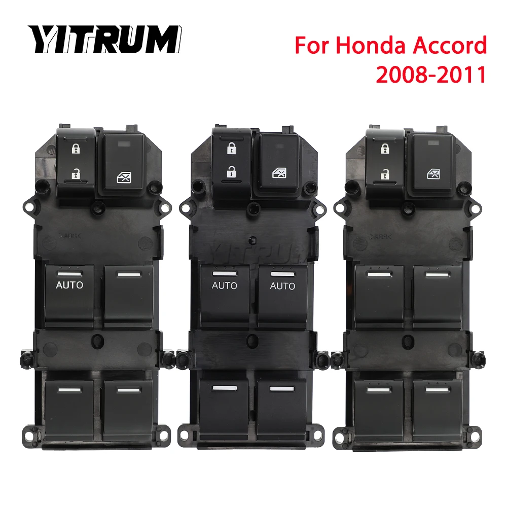 YITRUM 35750-SZA-A31 35750-TP5-H21 35750-TB0-H01 LHD Window Control Switch For Honda Accord 2008-2011 MK8 37Pins