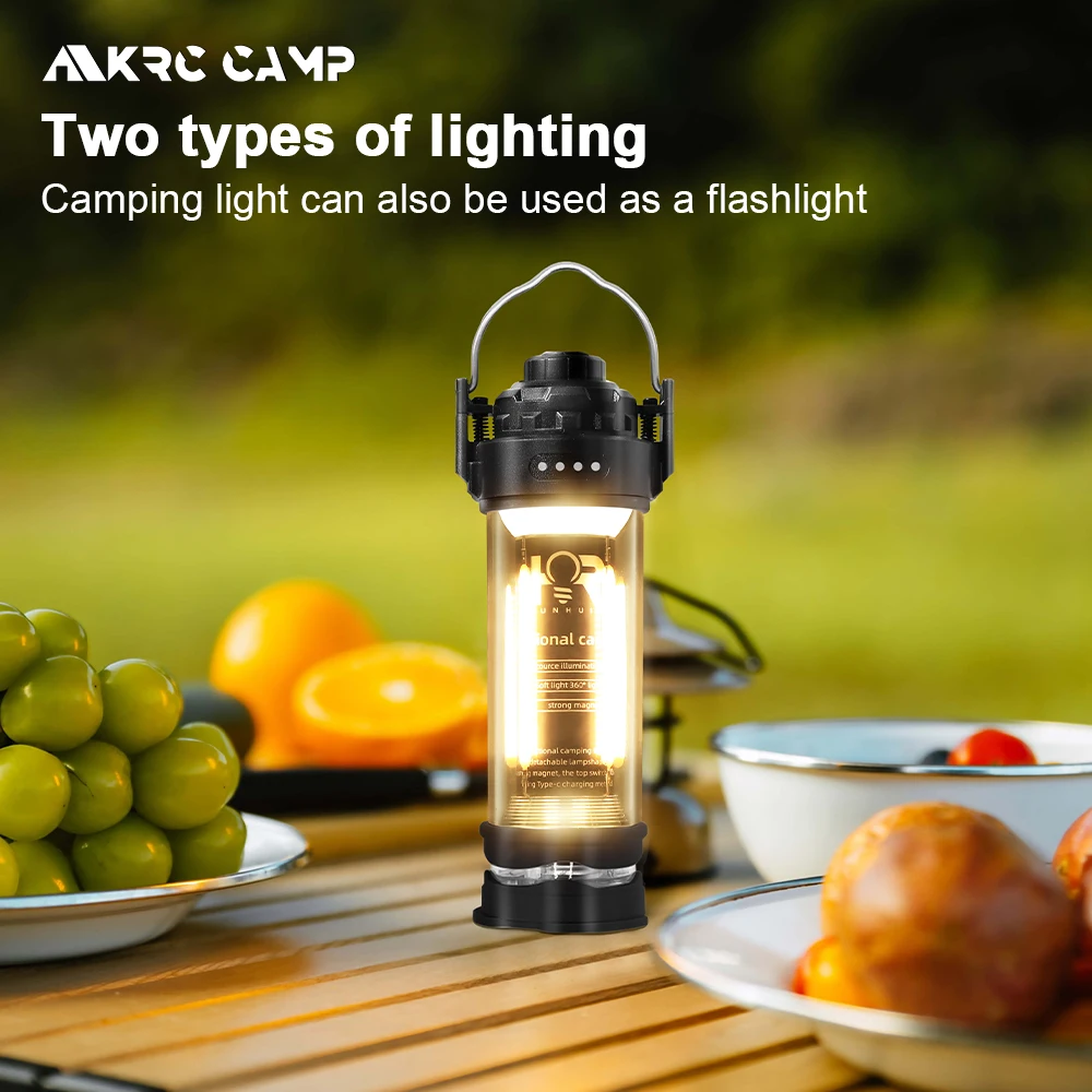 3000mAH Camping Portable Retro Lantern Camping Lighthouse Tent Lighting Lantern Decoration Waterproof Outdoor Atmosphere lights