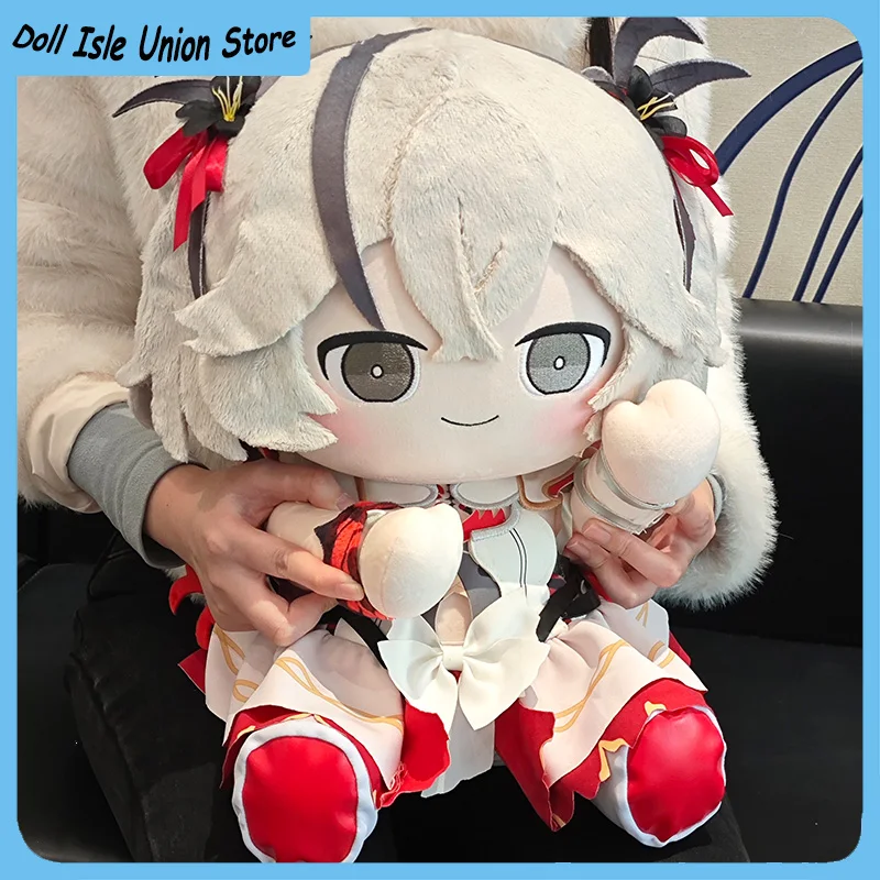 Game Camellya Wuthering Waves Attribute Sitting Posture Cotton Doll 40cm Plush Stuffed Toy Gift Figurine Plushie And Clothes