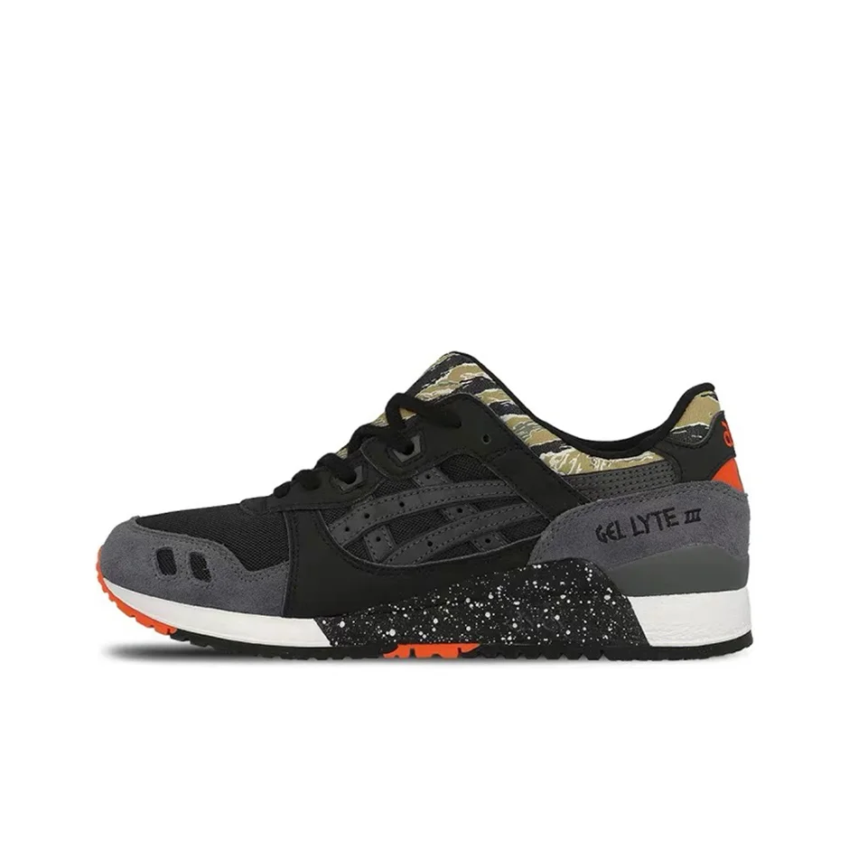 ASICS Gel Lyte 3 Running Shoes Unisex Low Top Black/Gray H7Y0L-9090