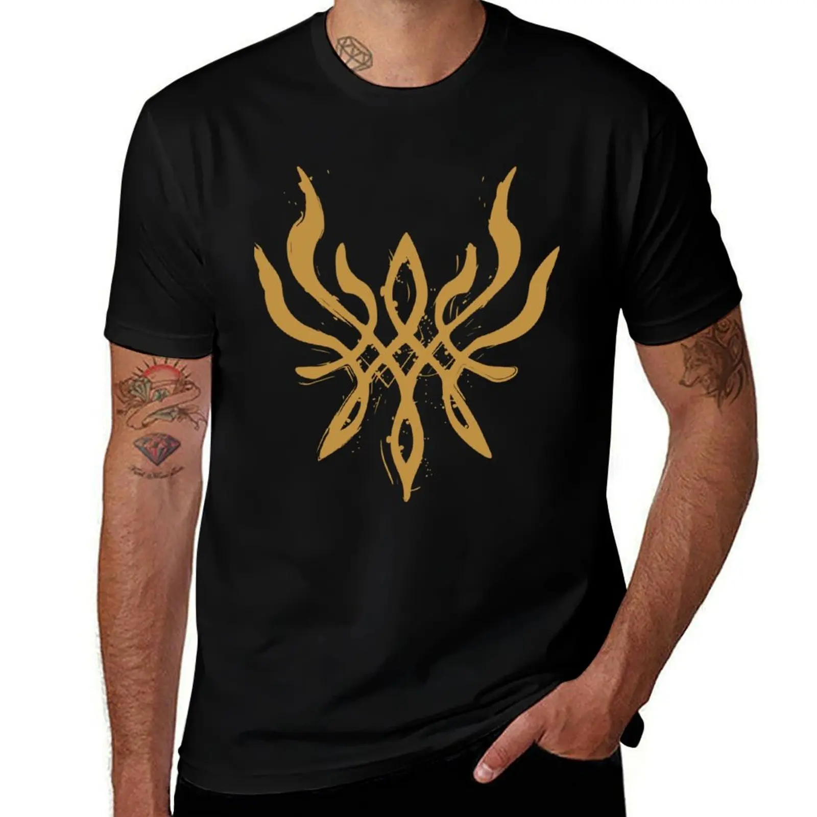 

Fire Emblem Three Houses - Byleth Crest of Flames (Blazing Version) [Golden] Lightweight Sweatshir T-Shirt